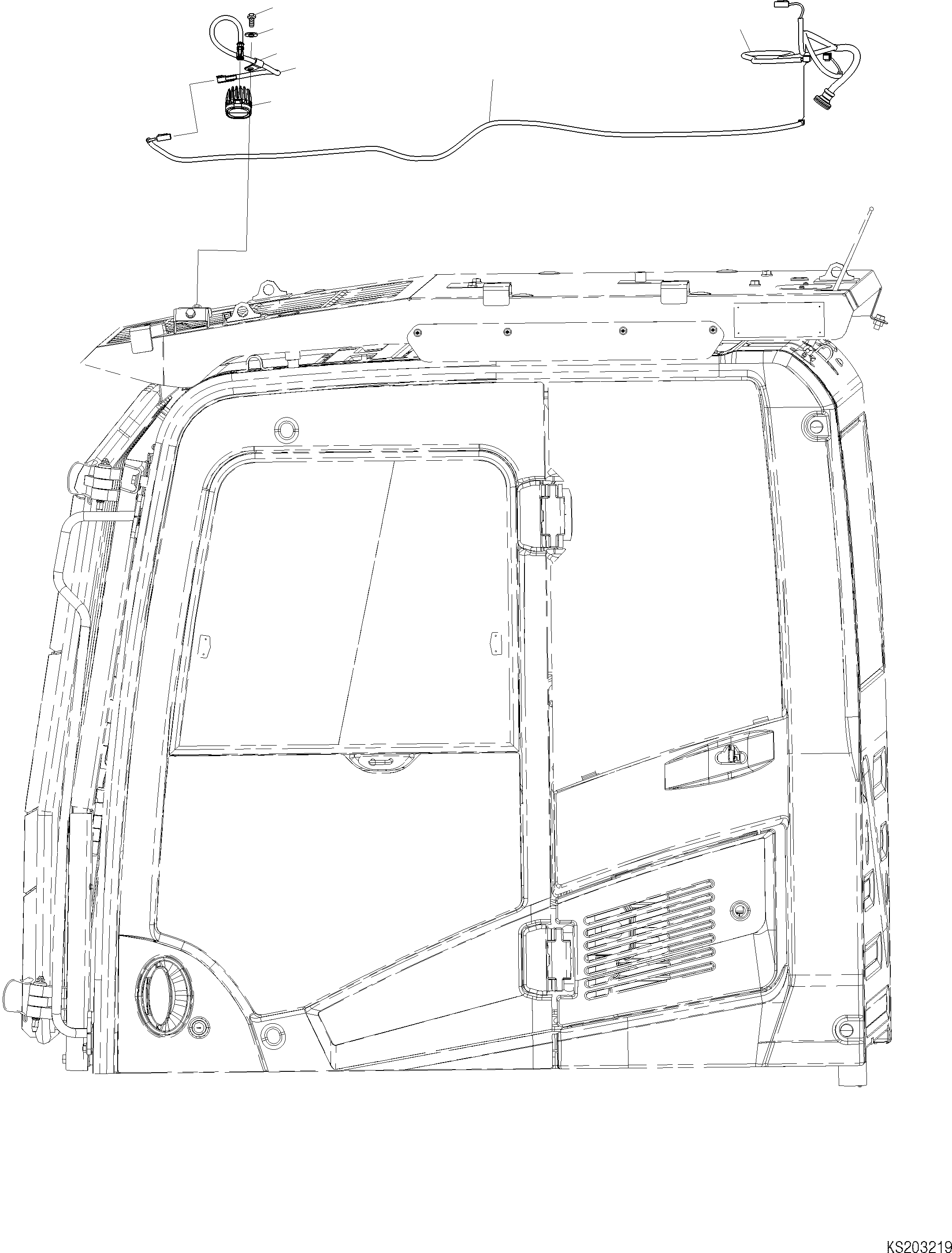 Жгут проводов 21M-06-K1460 KOMATSU