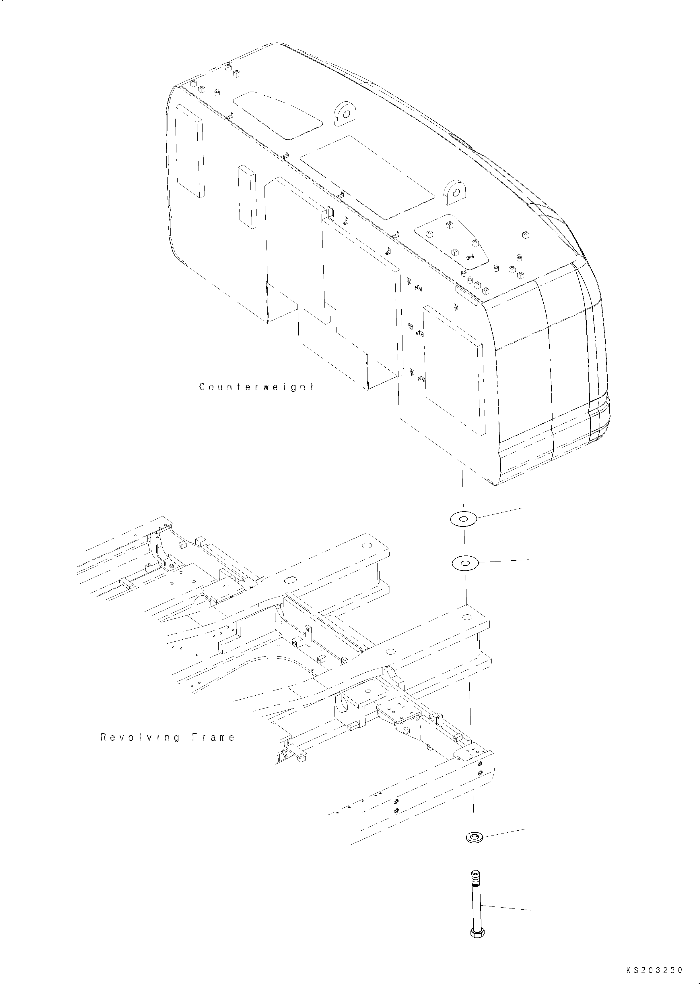 Болт 208-46-K4340 KOMATSU