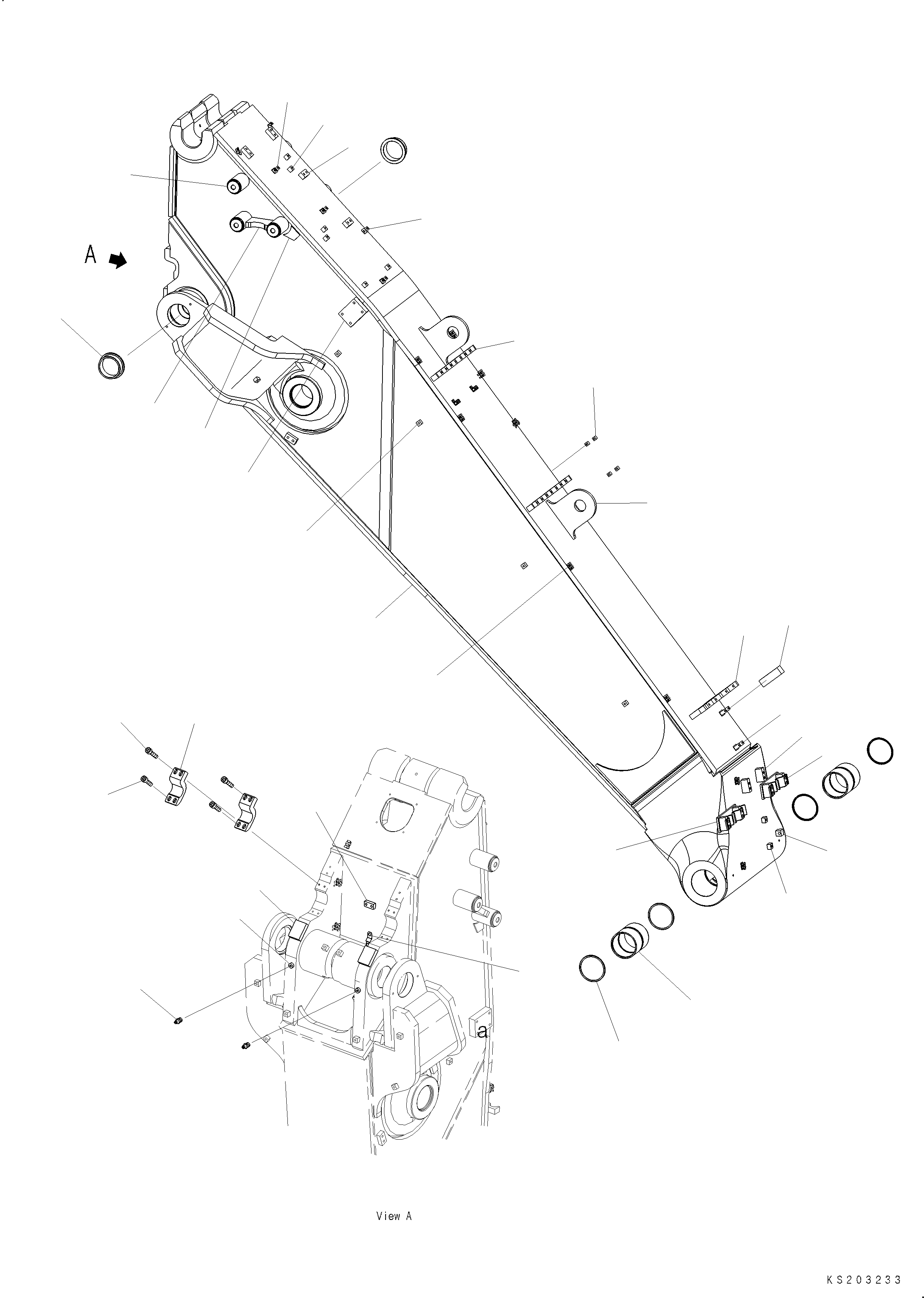 Пластина 208-70-KF660 KOMATSU