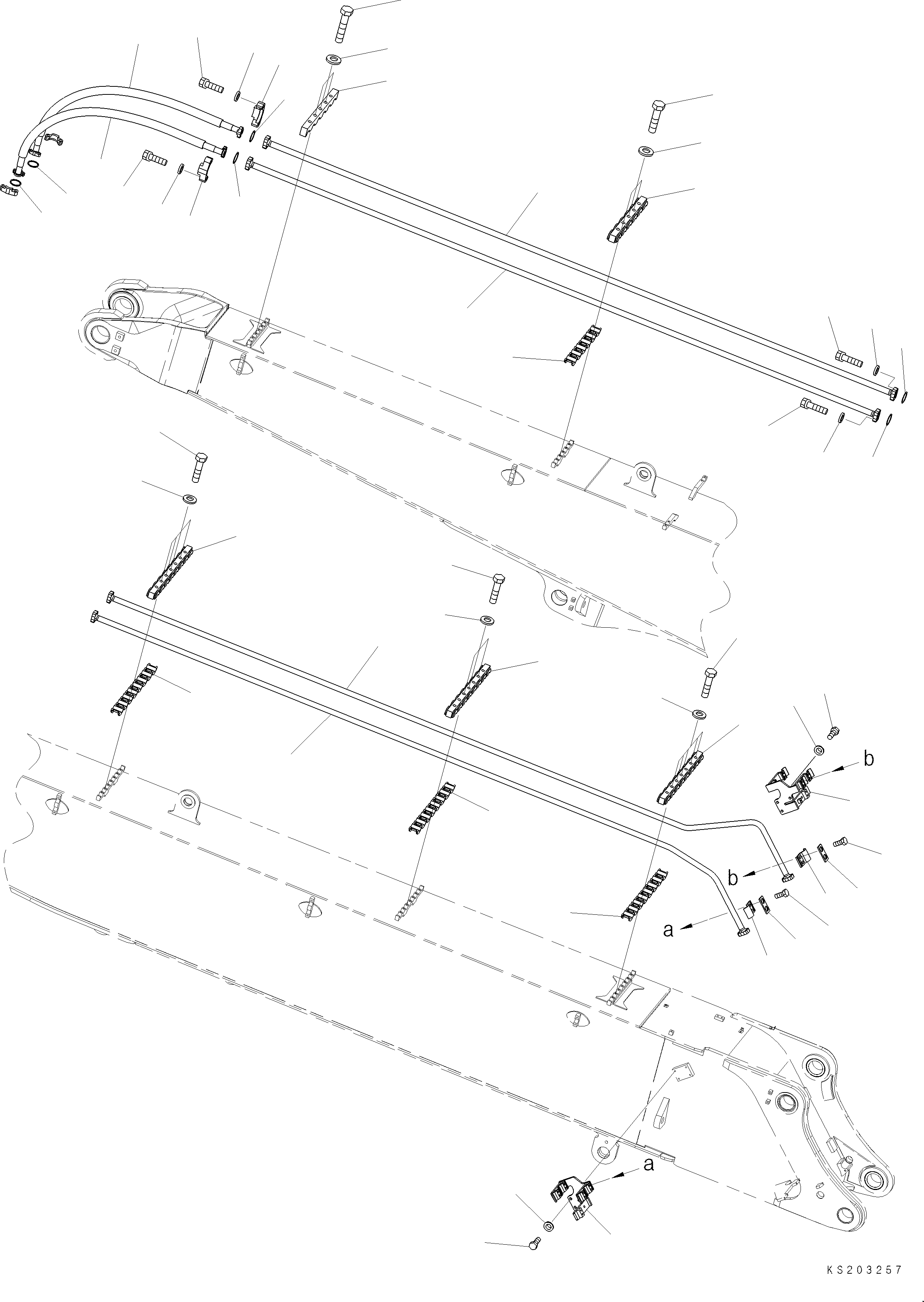 Кронштейн 208-70-K6970 KOMATSU