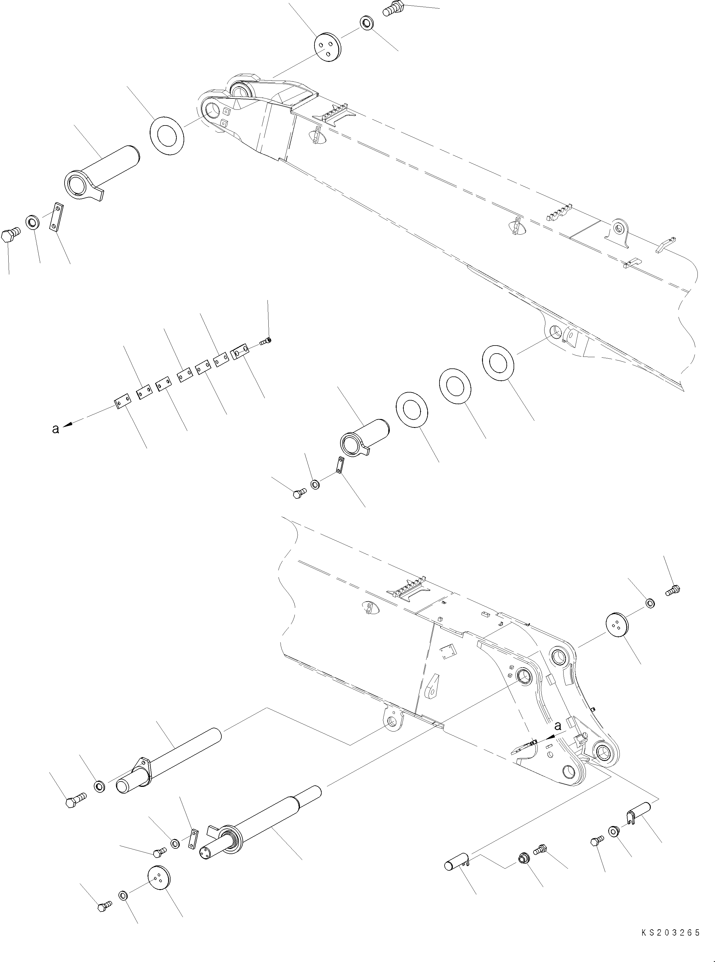 Регулировочная прокладка 208-70-KF970 KOMATSU