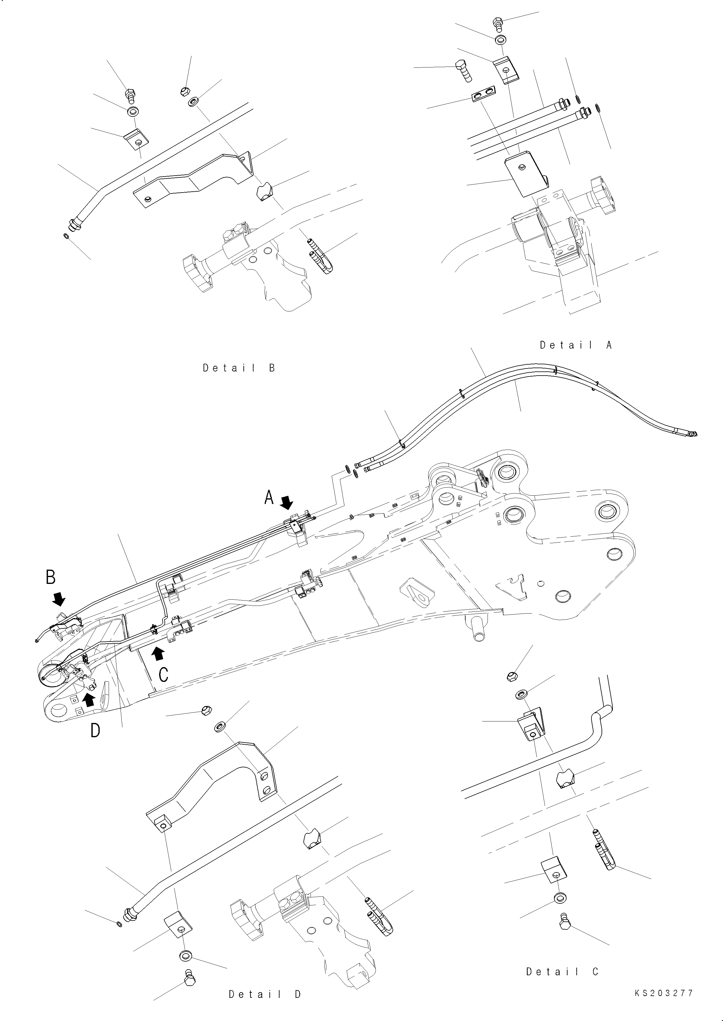 Шланг 02779-00218 KOMATSU
