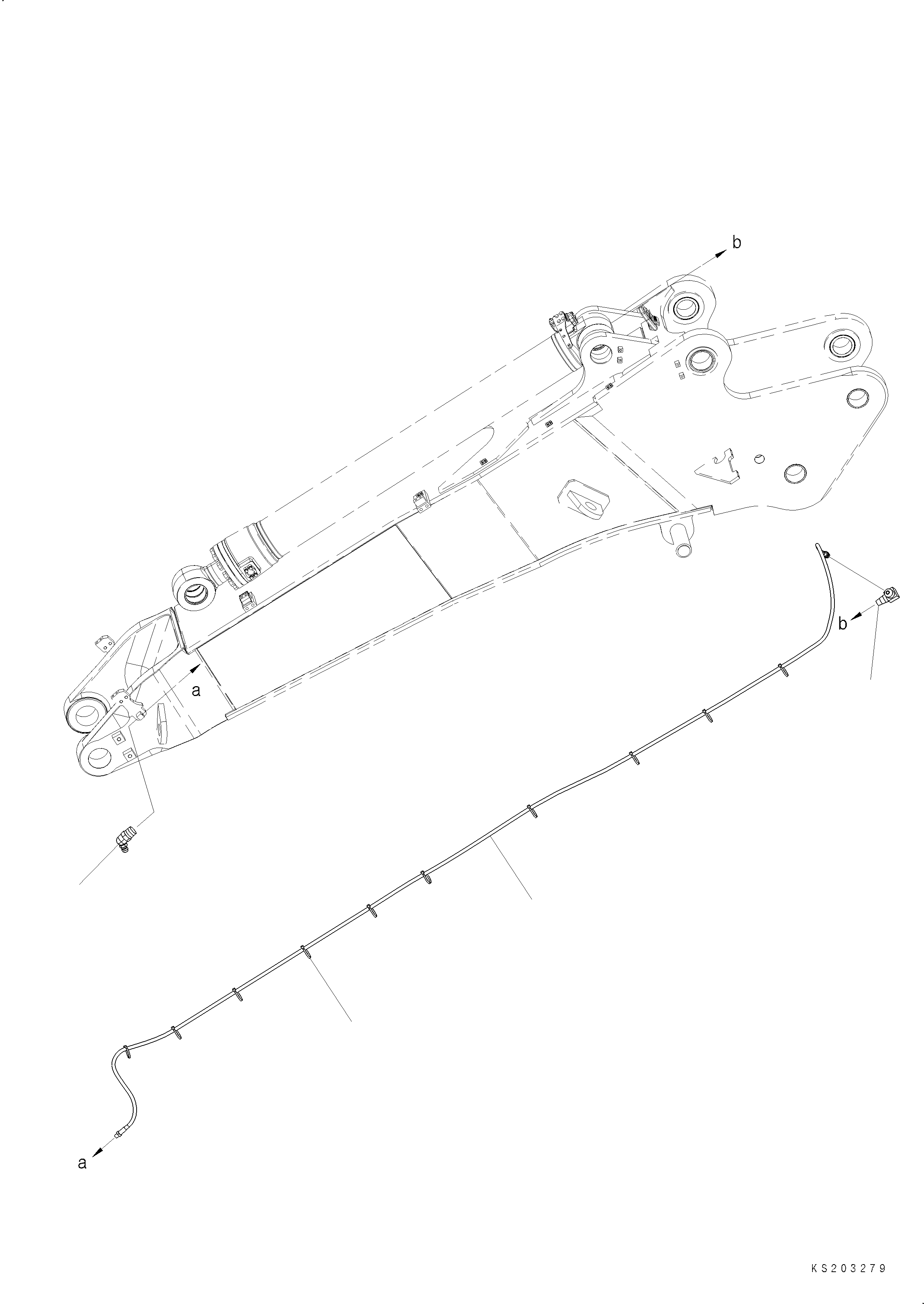 Шланг 208-70-KF730 KOMATSU