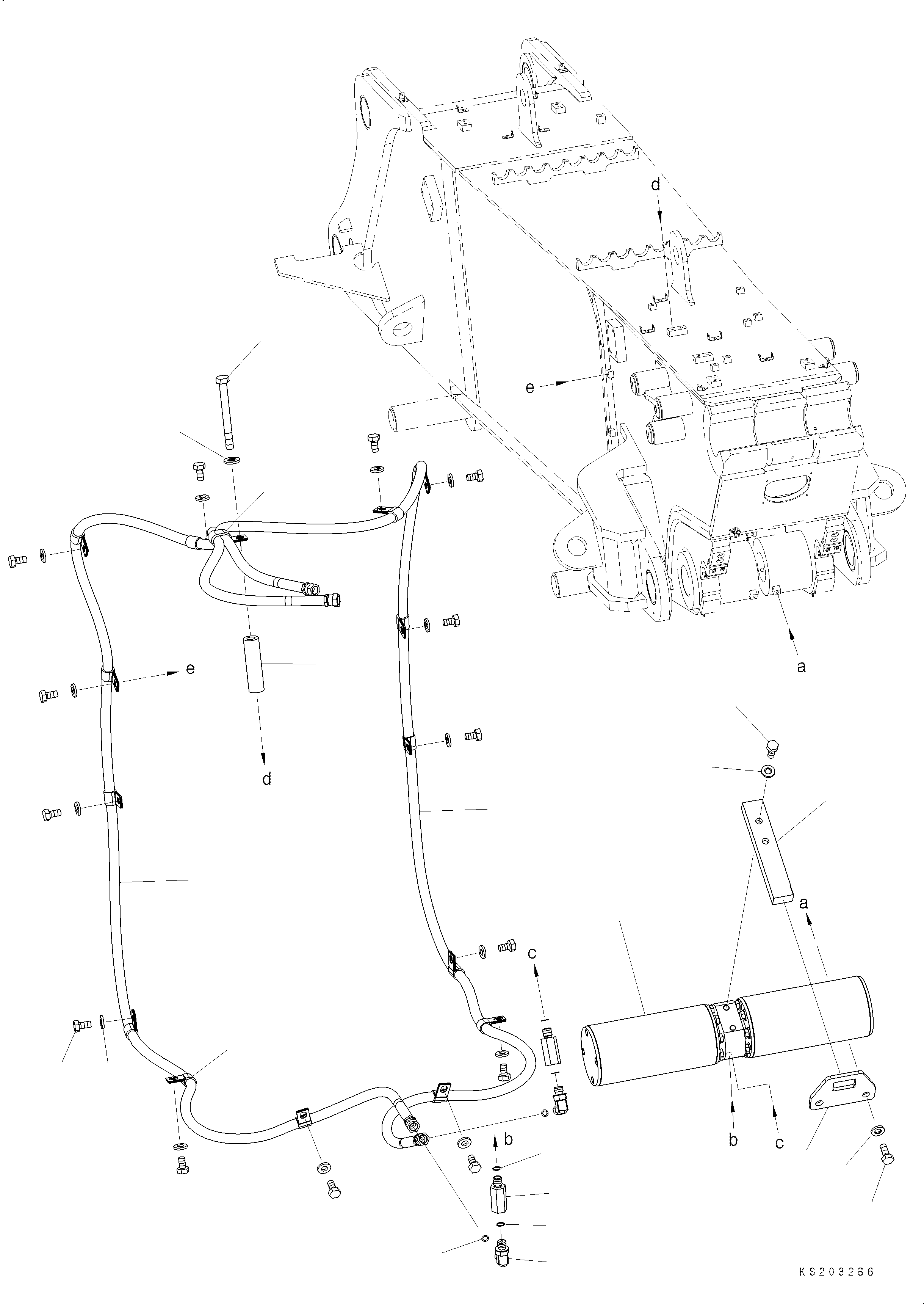 Шланг 02756-00231 KOMATSU