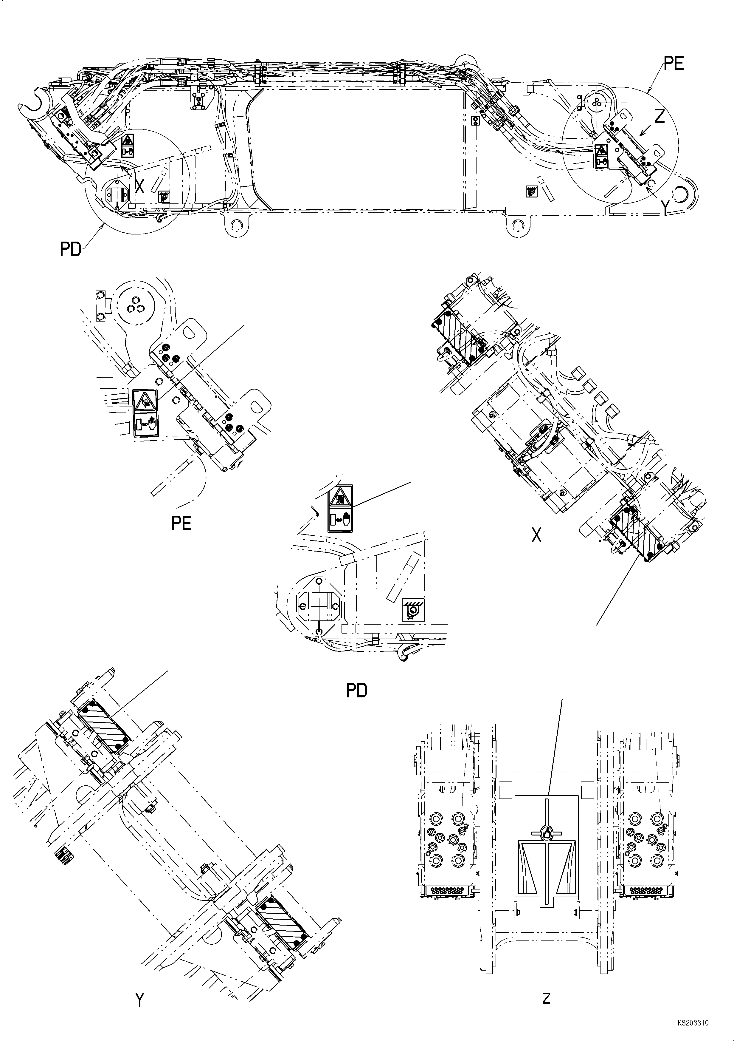 Пластина 208-00-K1990 KOMATSU