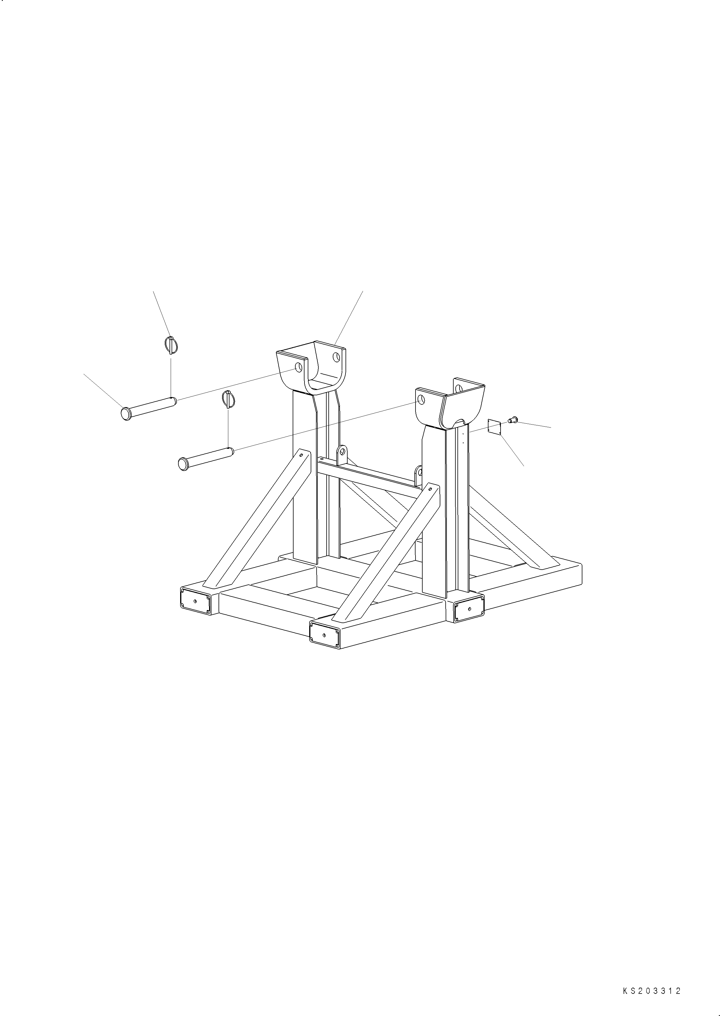 Stand Assembly Kit 2A8-818-K372 KOMATSU