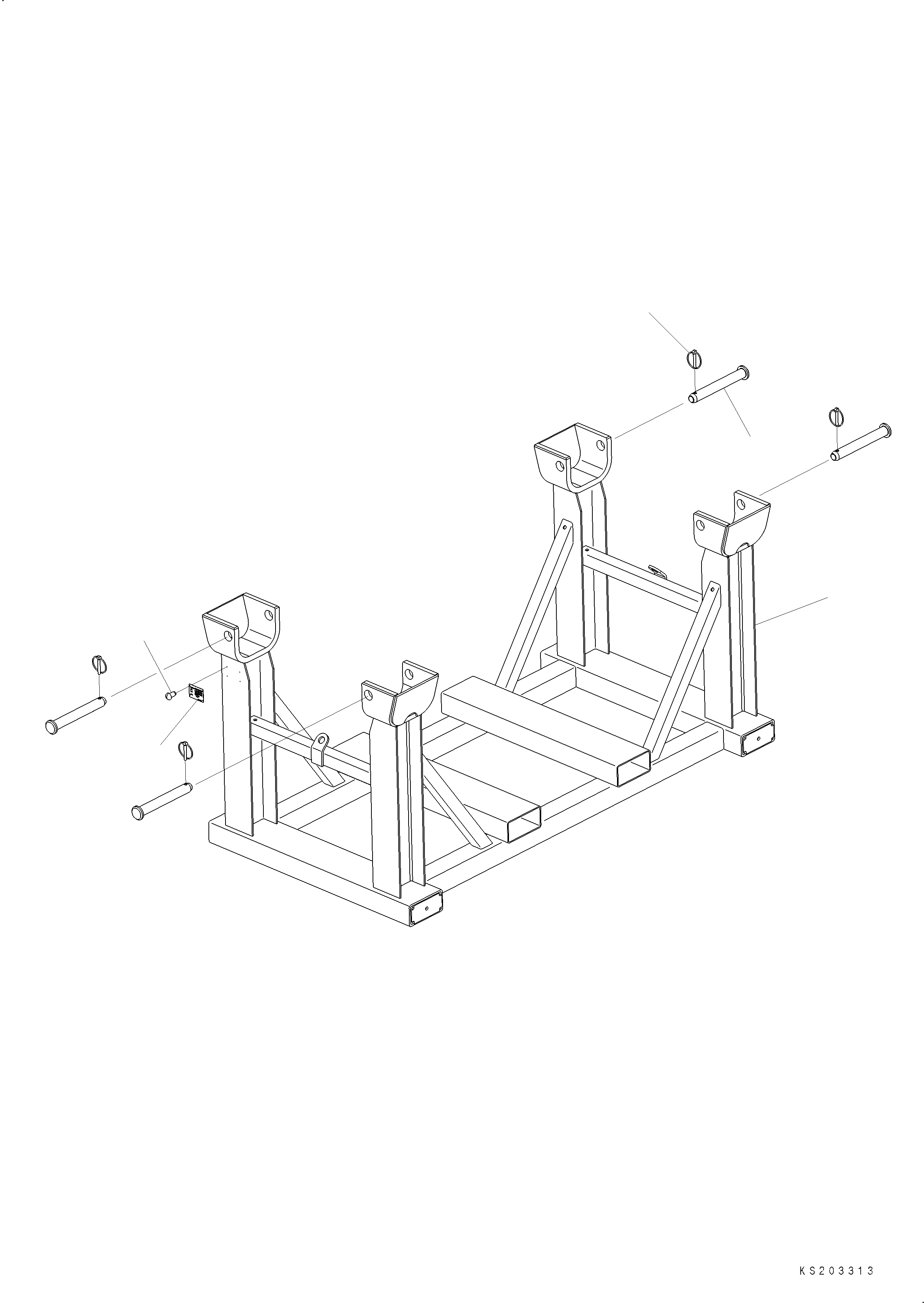 Stand Assembly Kit 2A8-818-K352 KOMATSU