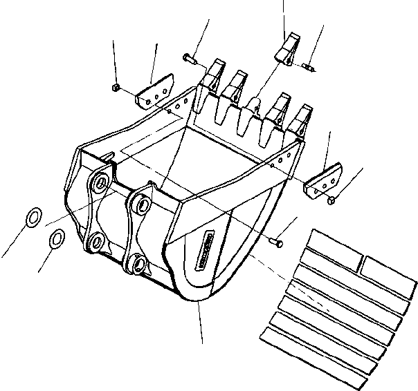 Ковш 77B-934-4B11 KOMATSU