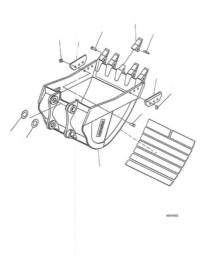 Ковш 77B-934-5B11 KOMATSU