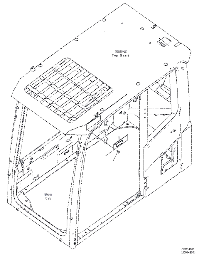 Табличка предупреждающая (¡ï09620-D2001) KOMATSU