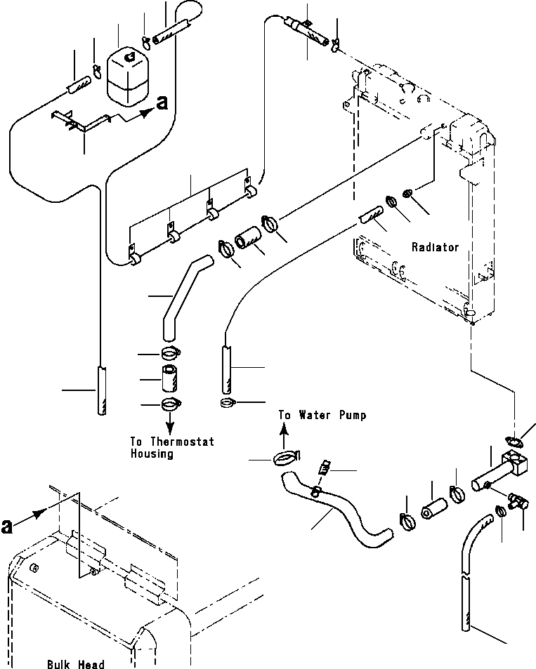 TUBE, OUTLET 424-03-A0030 KOMATSU