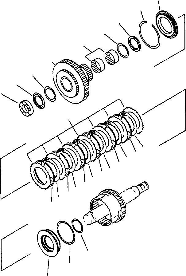 GEAR¤ 43-49 TEETH,3RD 714-07-13541 KOMATSU