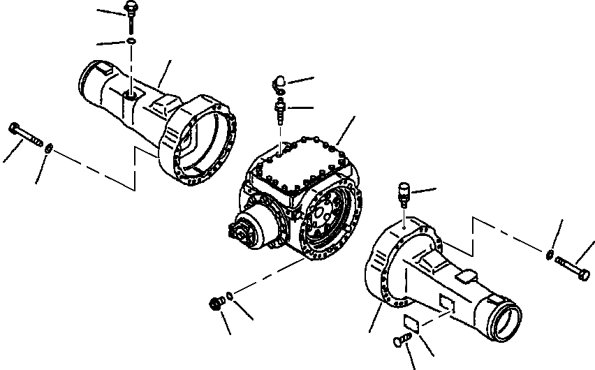 AXLE ASS'Y,REAR 419-23-20001 KOMATSU