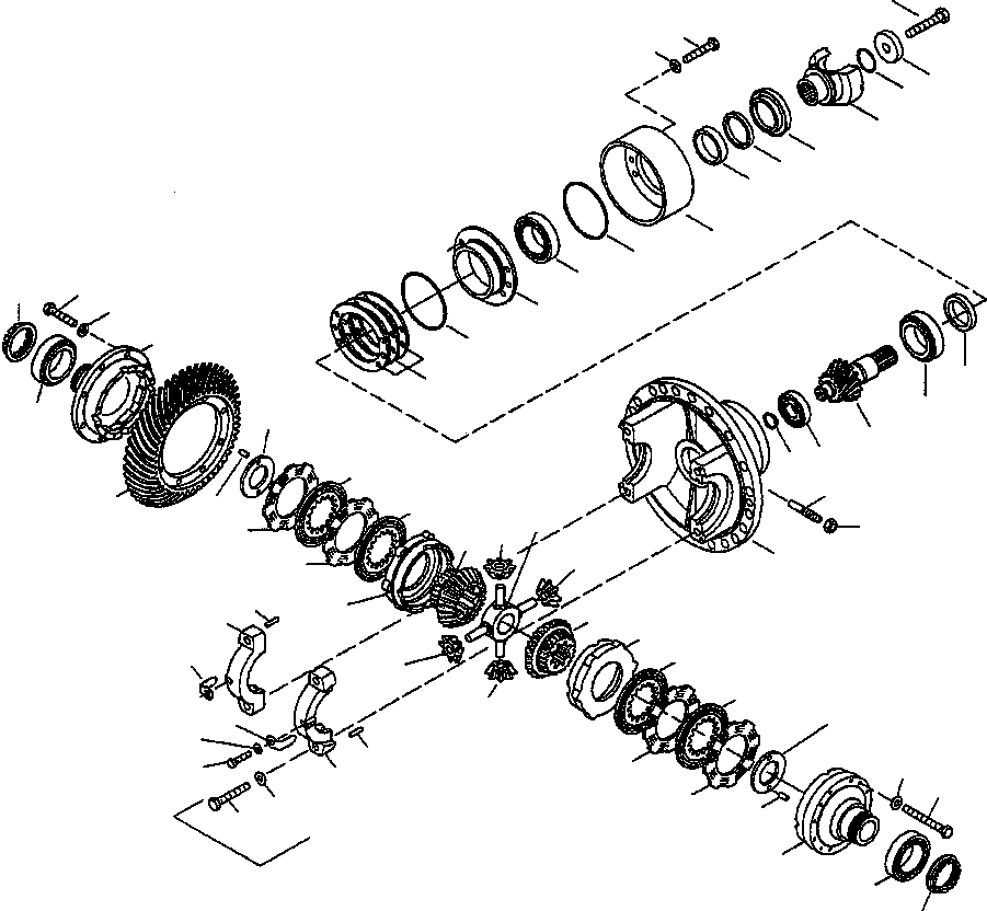 DIFFERENTIAL, REAR - LIMITED SLIP 421-23-21051 KOMATSU