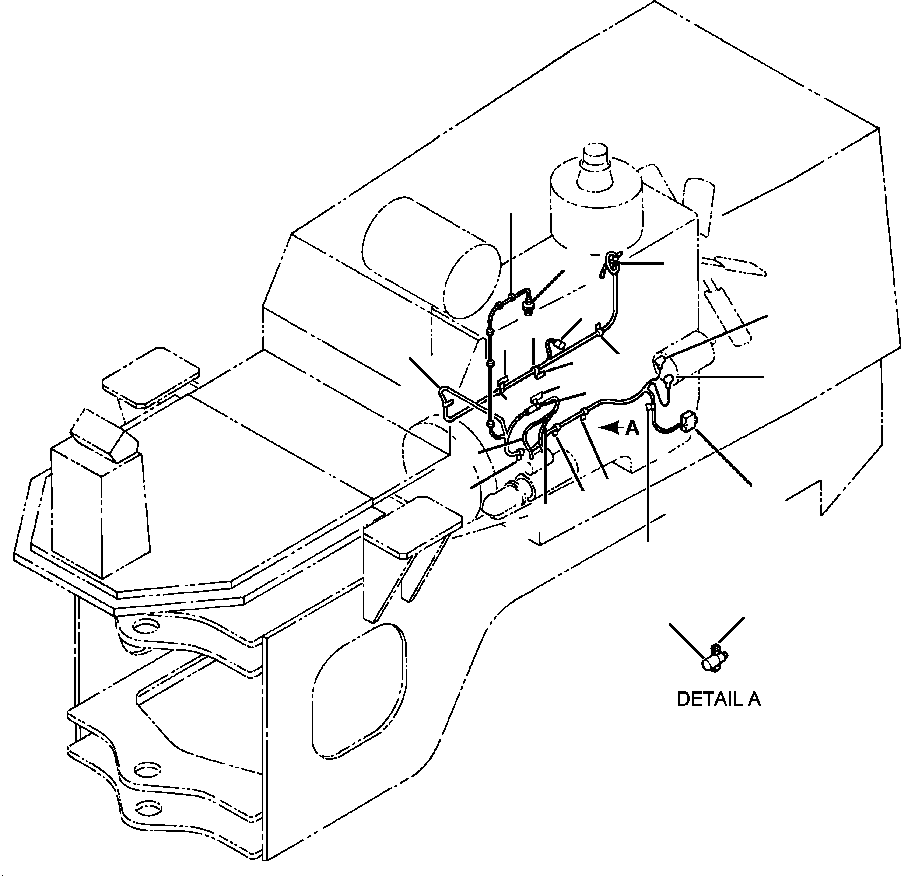 HARNESS - ENGINE WIRING 425-06-A2410 KOMATSU