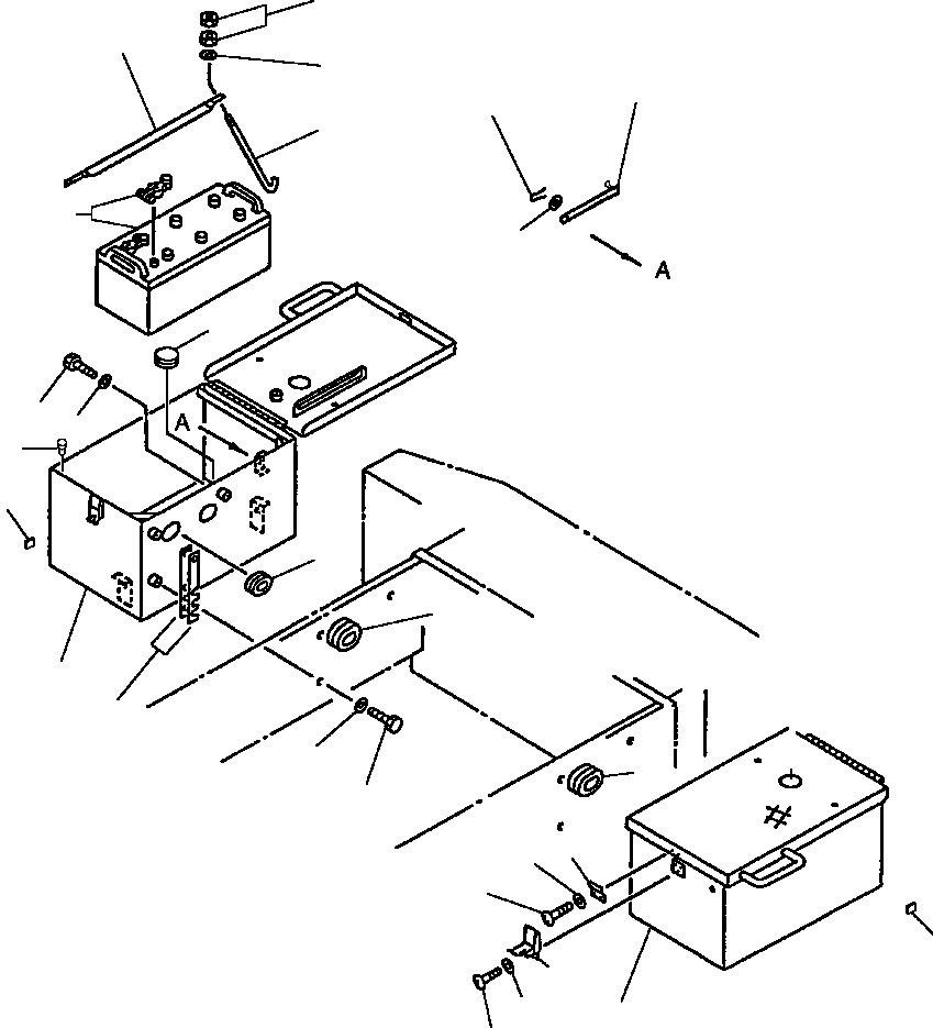 BOX,L.H. 421-06-24110 KOMATSU
