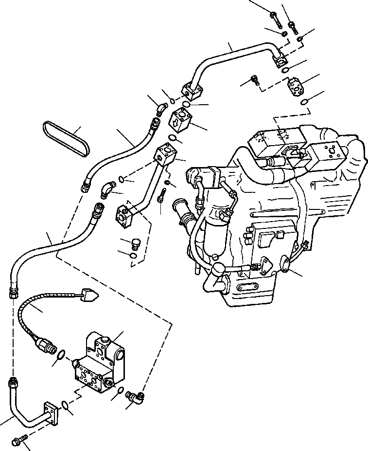 Шланг 07123-00208 KOMATSU