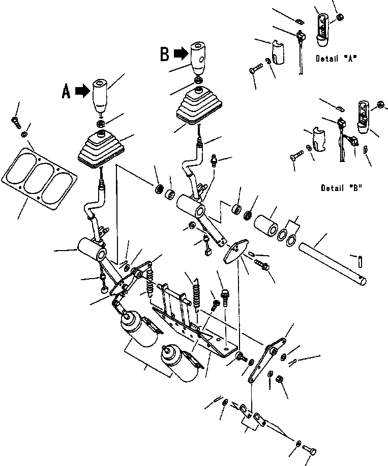 LEVER ASS'Y,BUCKET 421-U94-2110 KOMATSU