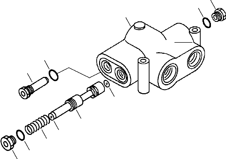 VALVE ASSEMBLY, PRIORITY 419-64-A5280 KOMATSU
