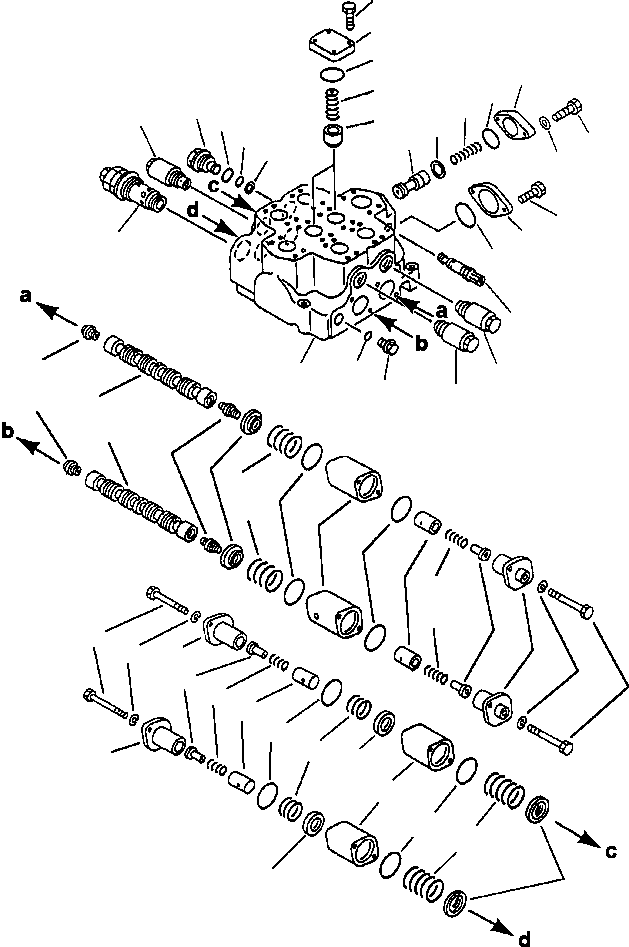 Клапан в сборе 709-12-11902 KOMATSU