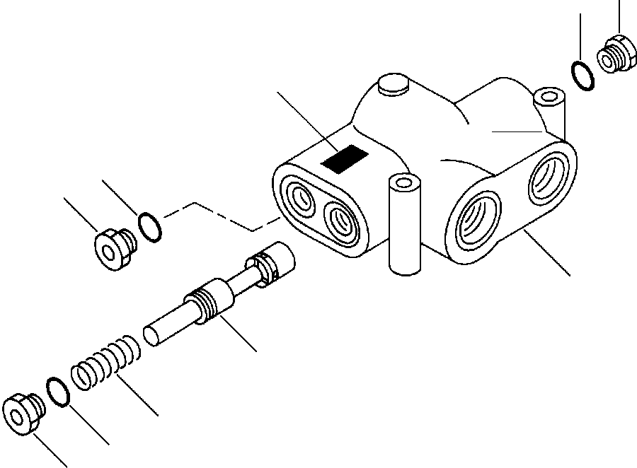 VALVE ASSEMBLY, PRIORITY 419-64-A5290 KOMATSU