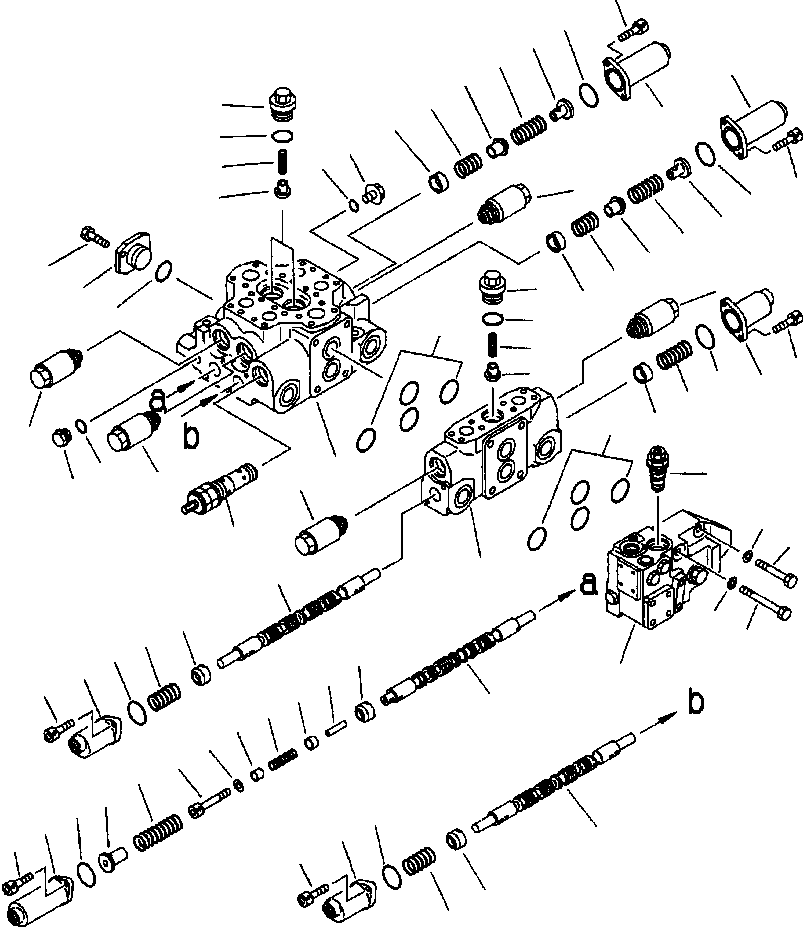 Управляющий клапан 709-93-11700 KOMATSU