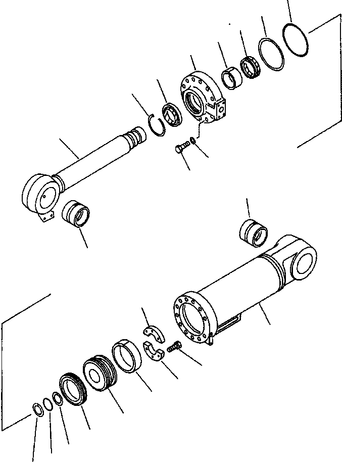Шток поршня 707-58-10262 KOMATSU