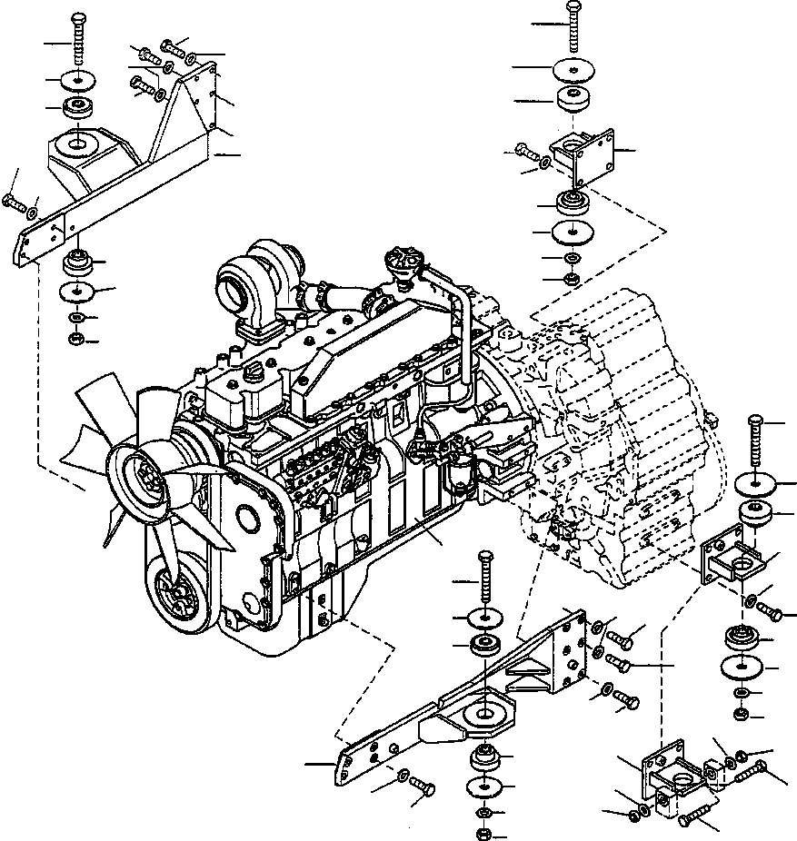 Опора 424-01-21211 KOMATSU