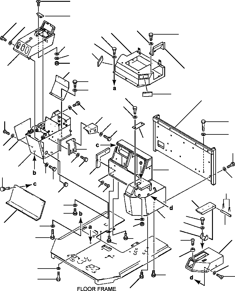 BOX - L.H. CONSOLE 424-54-A3010 KOMATSU