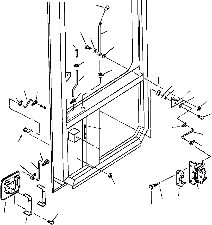 ROD, L.H. 423-926-A930 KOMATSU