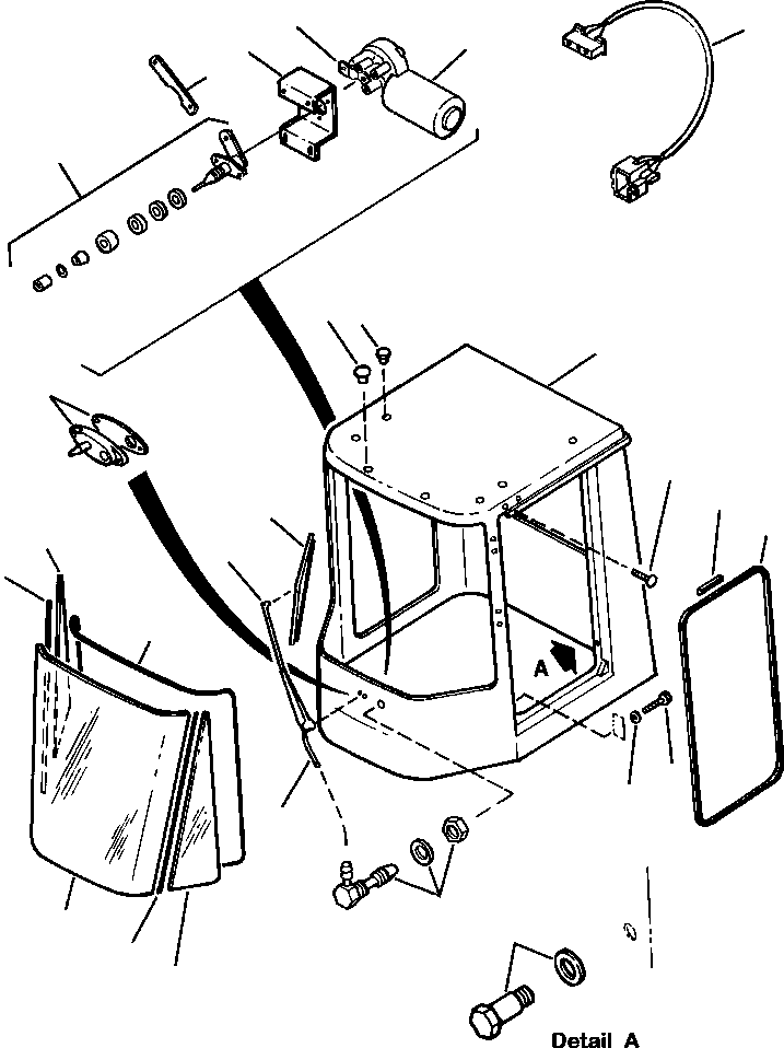 CAB ASSEMBLY, ROPS 424-926-A700 KOMATSU