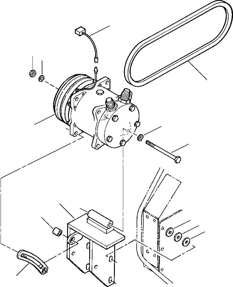 HOSE KIT, A/C 419-963-AA70 KOMATSU