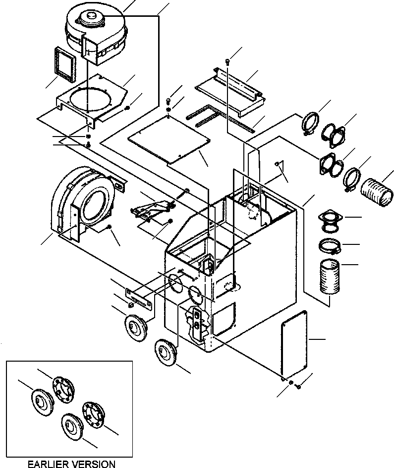 BOX ASSEMBLY, FAN 417-963-A620 KOMATSU