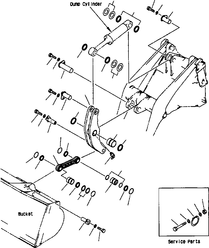 Опора (сварная) 175-862-4240 KOMATSU