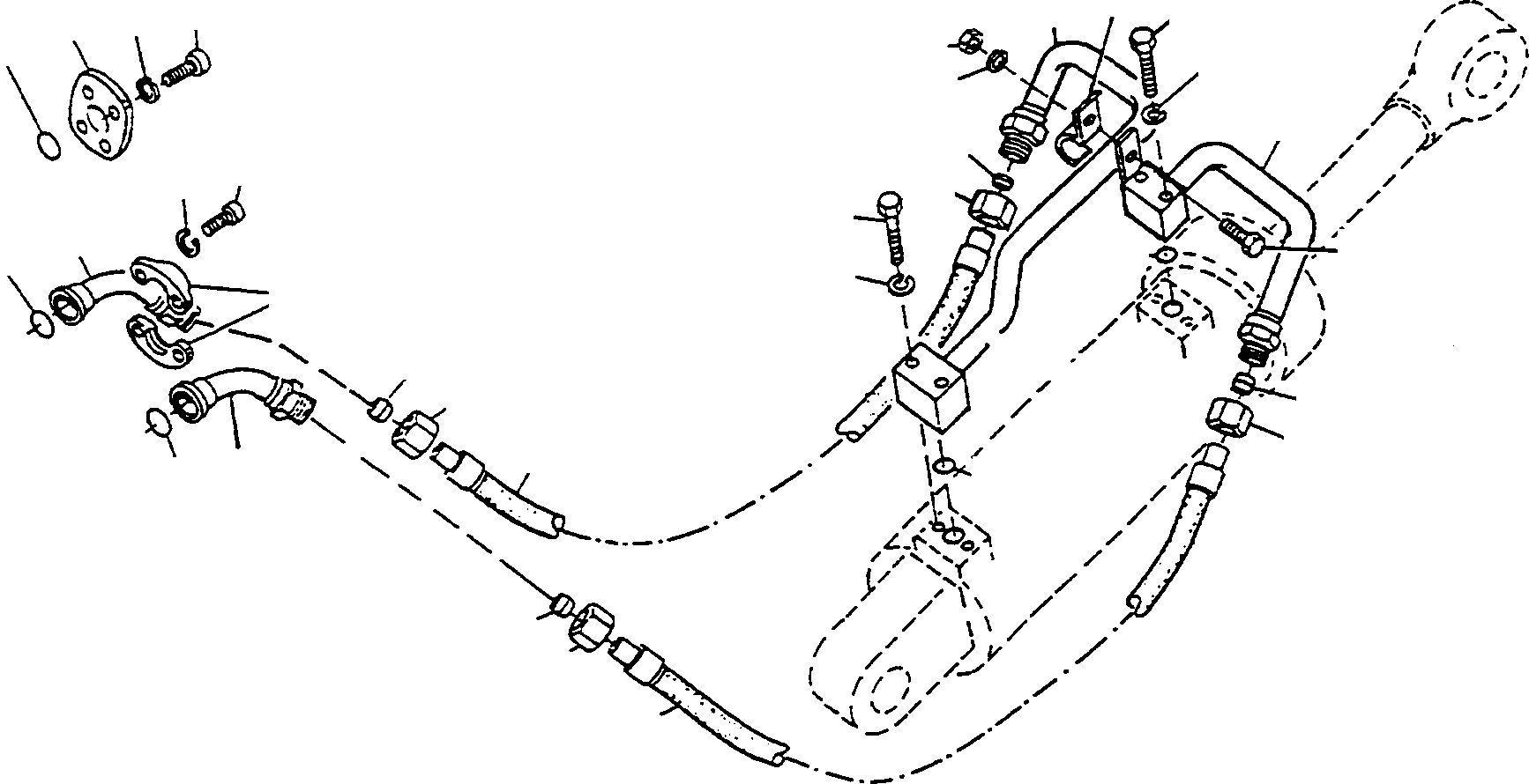 Труба 4021369M91 KOMATSU