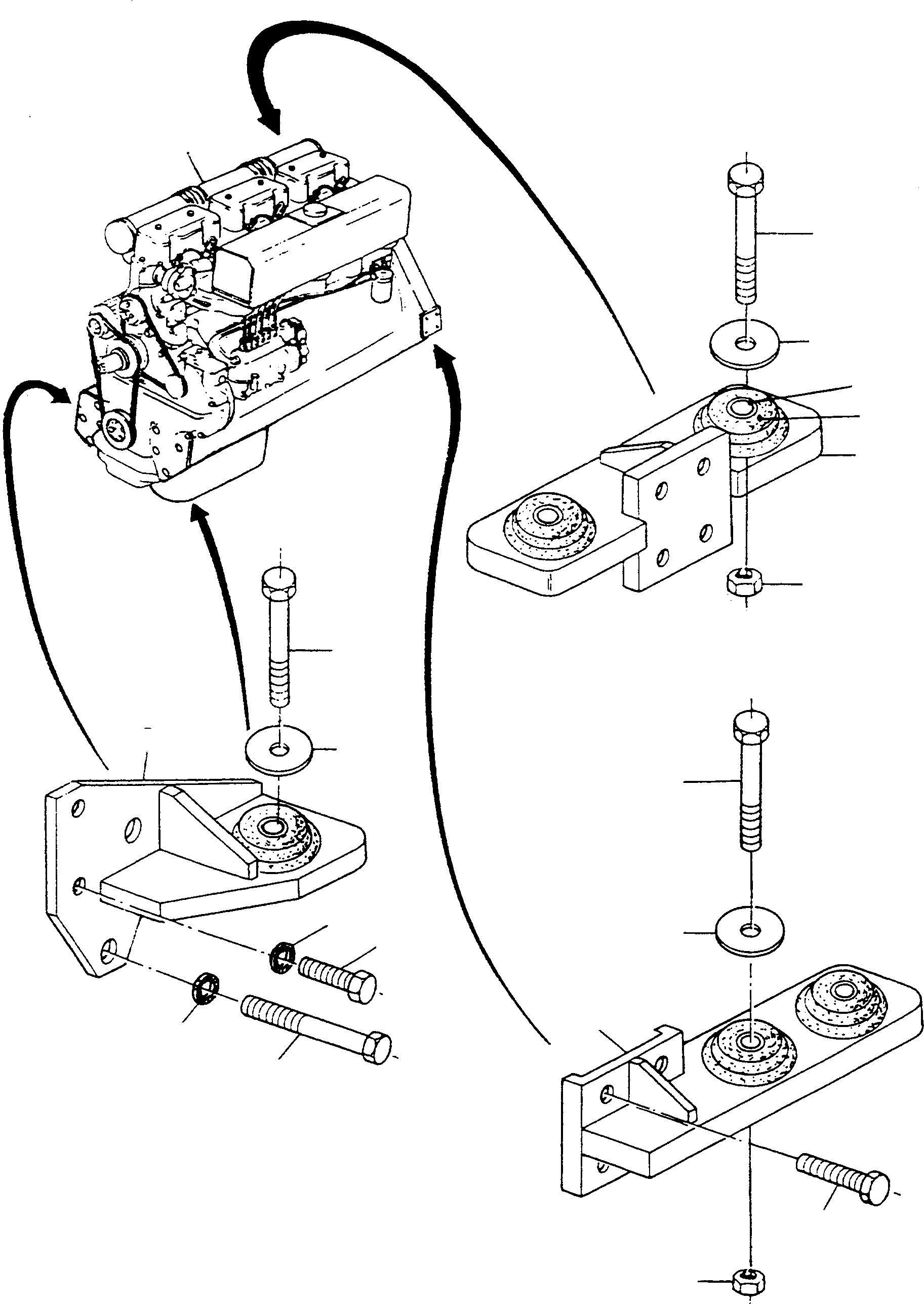 ENGINE 2992258M91 KOMATSU