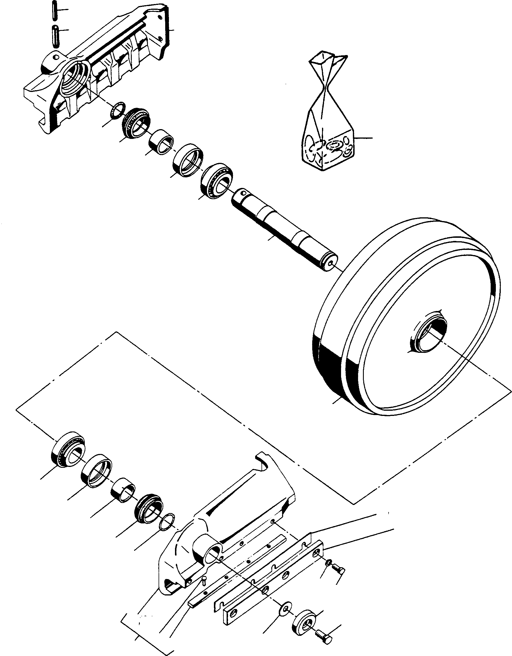 IDLER FORK 2899308M91 KOMATSU