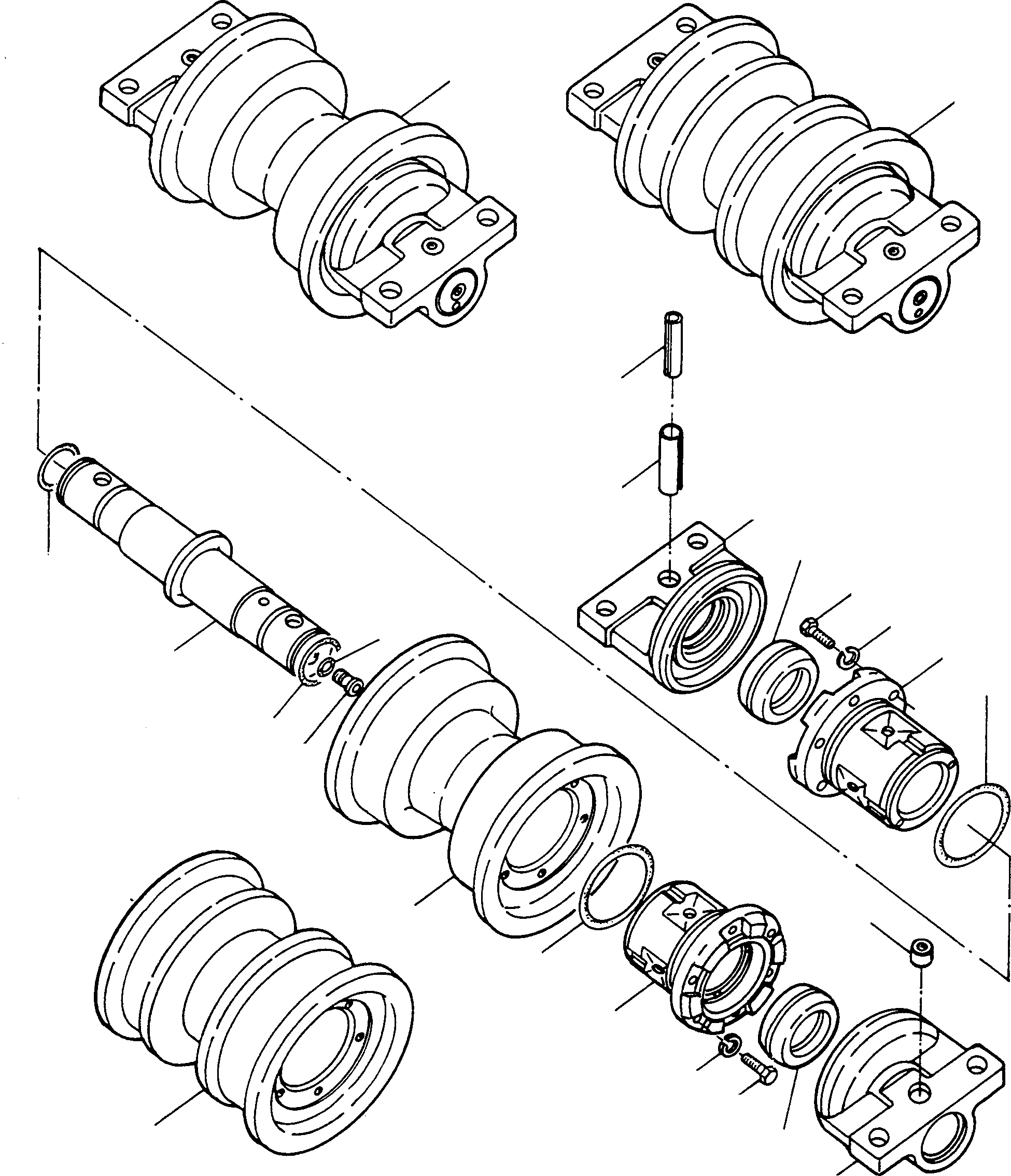TRACK ROLLER 2972611M92 KOMATSU