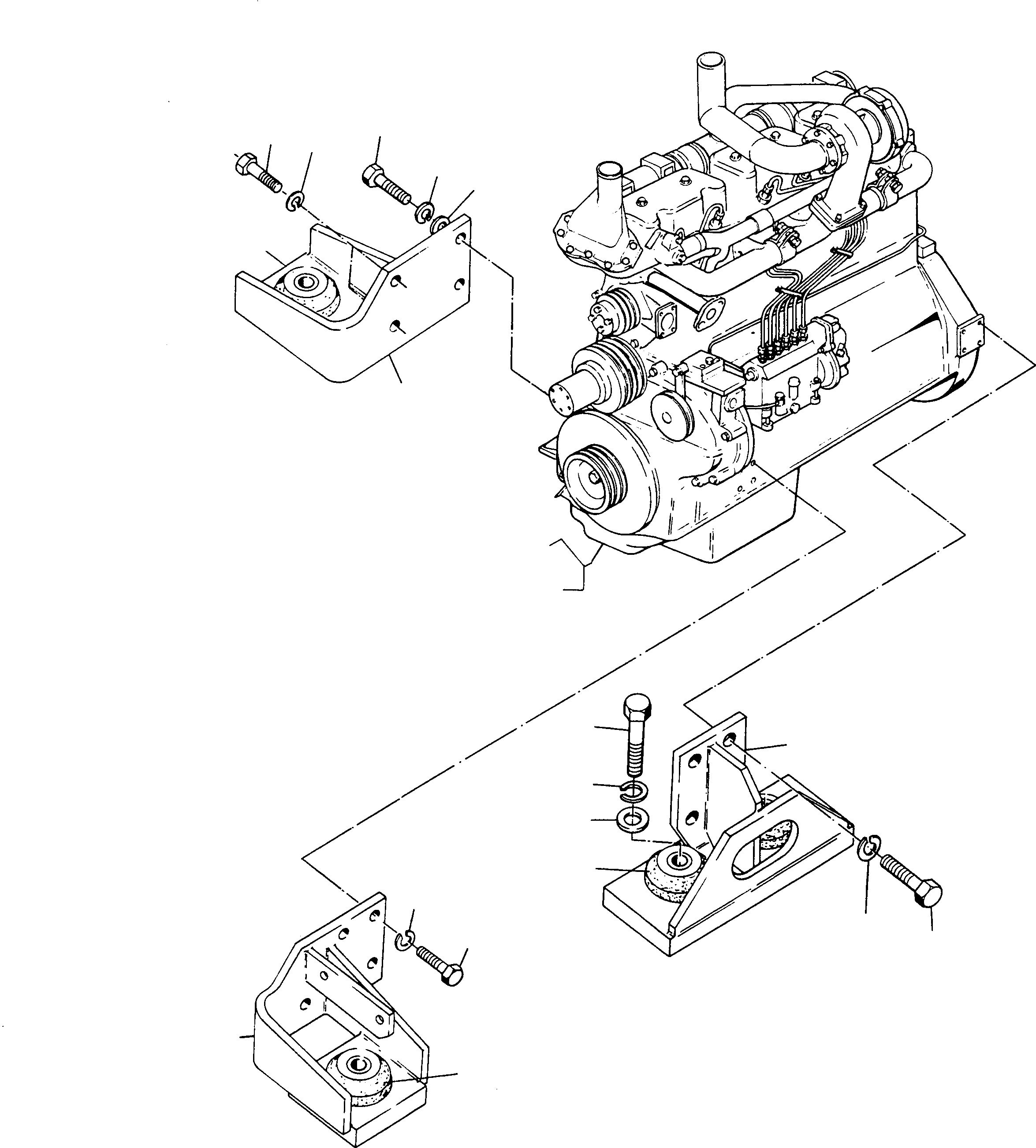 ENGINE 3095212M91 KOMATSU