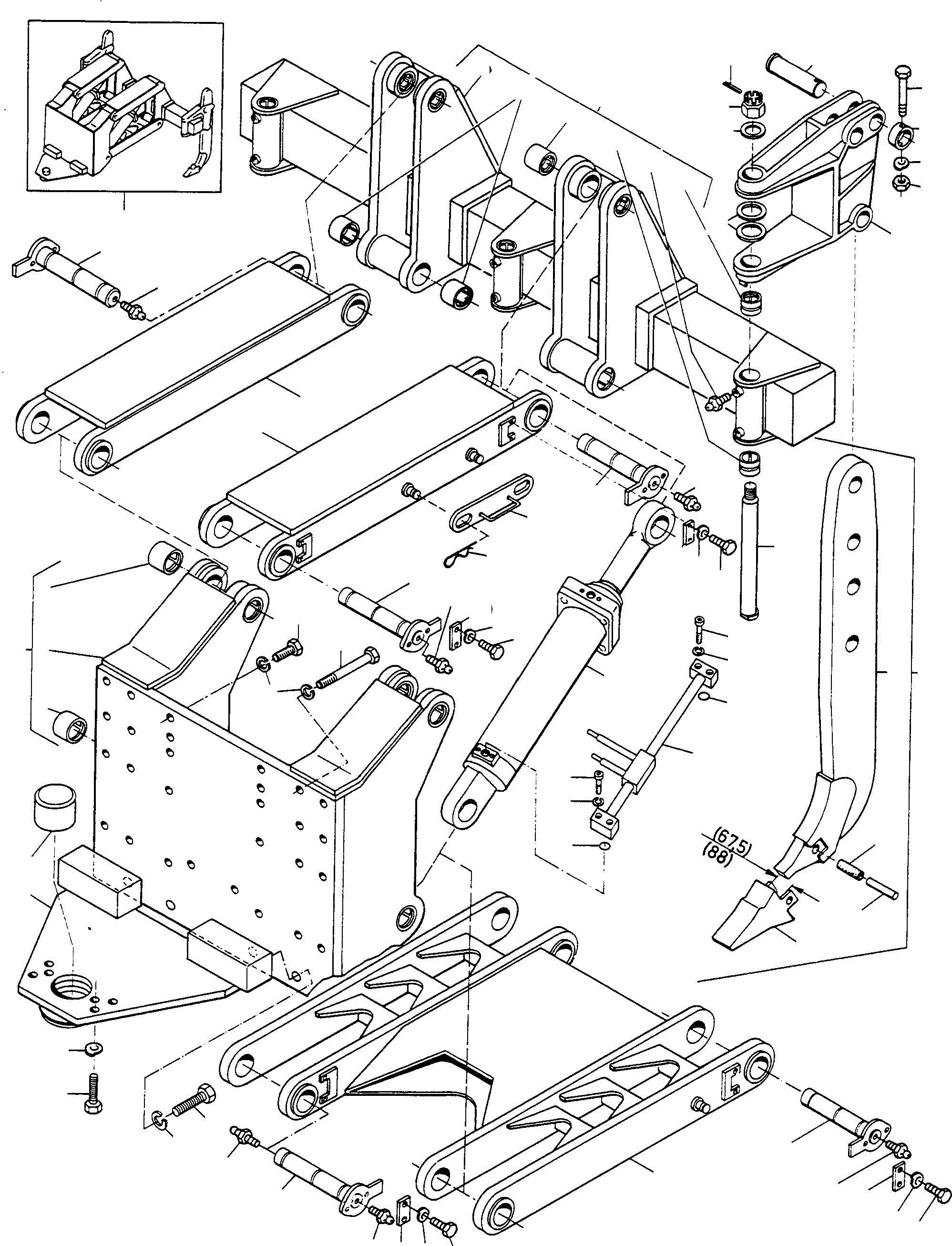 Резиновый элемент 2900630M1 KOMATSU