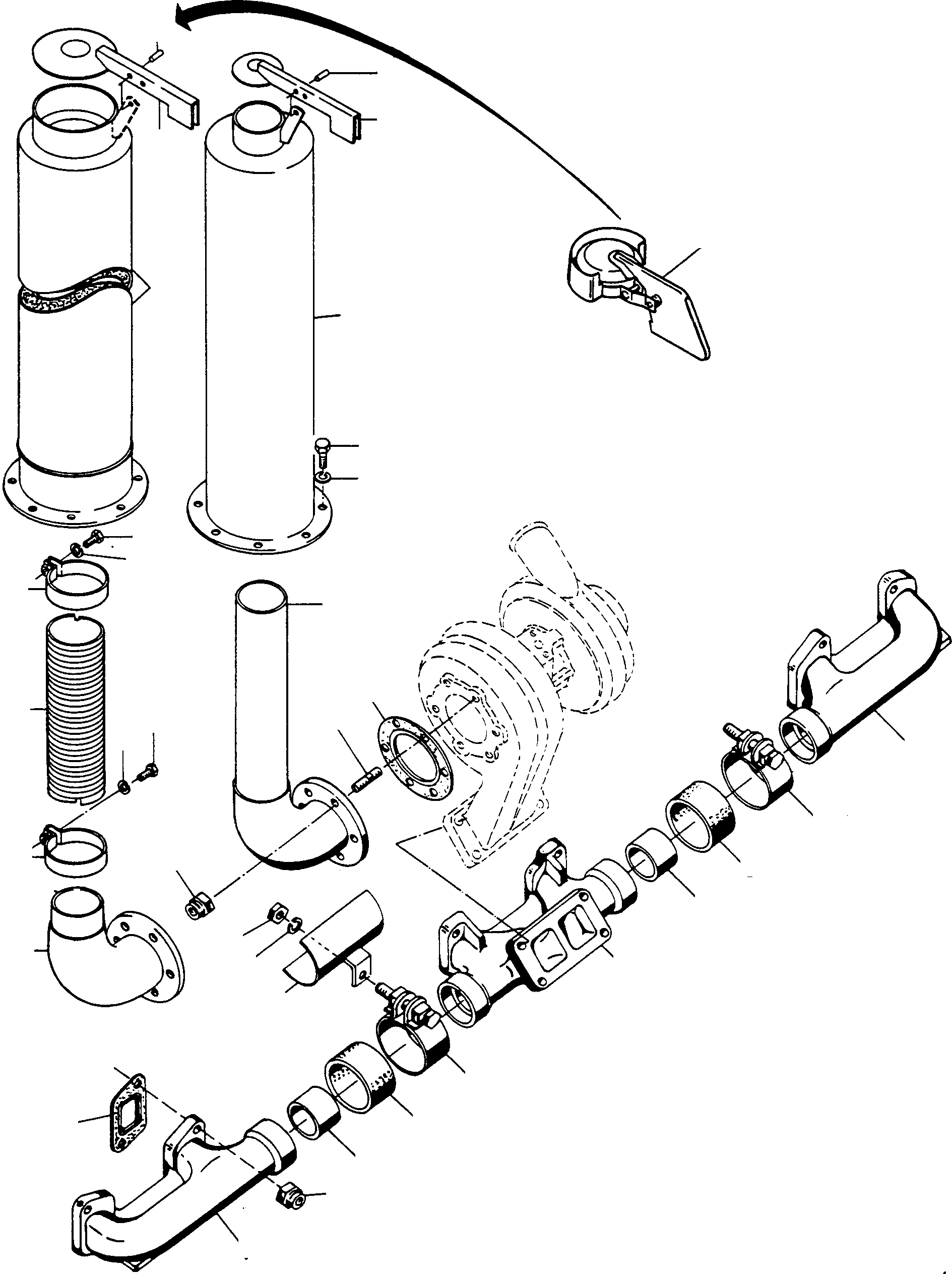 SILENCER 3086771M91 KOMATSU