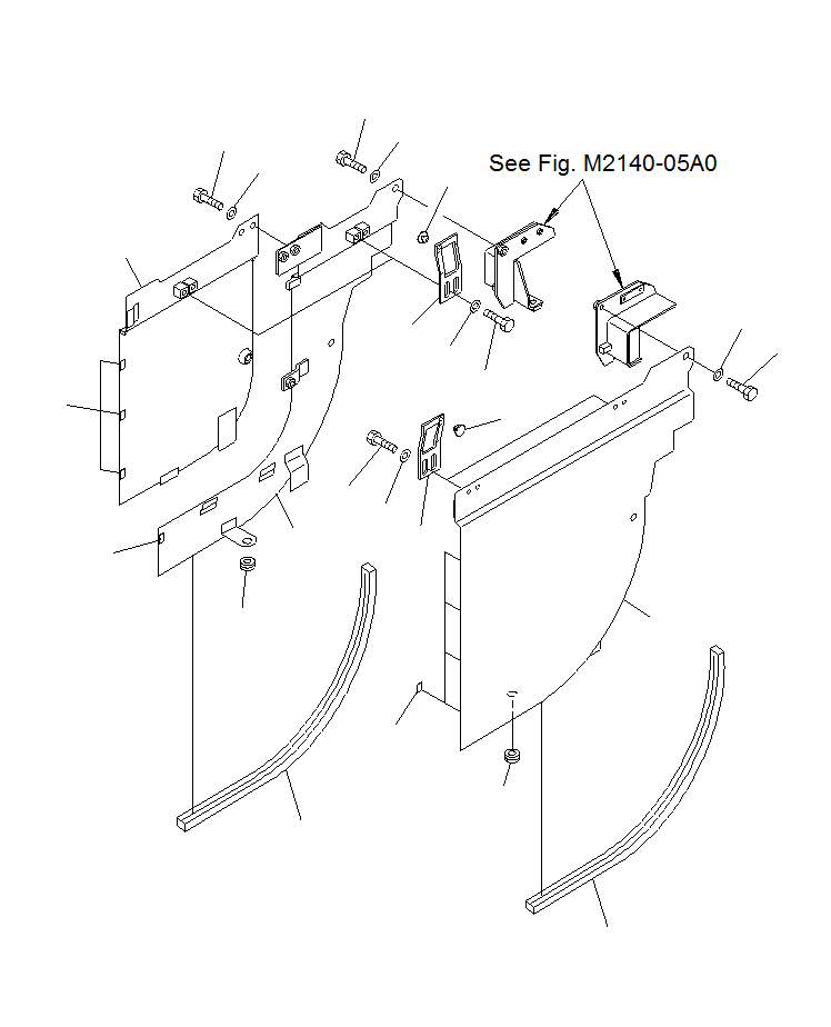 COVER L.H 134-54-J1330 KOMATSU
