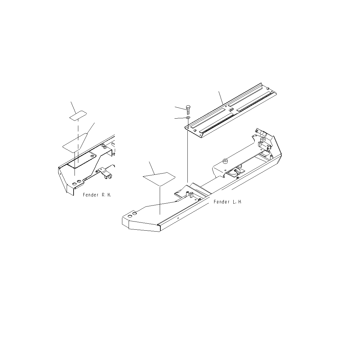 SHEET L.H 134-91-11110 KOMATSU