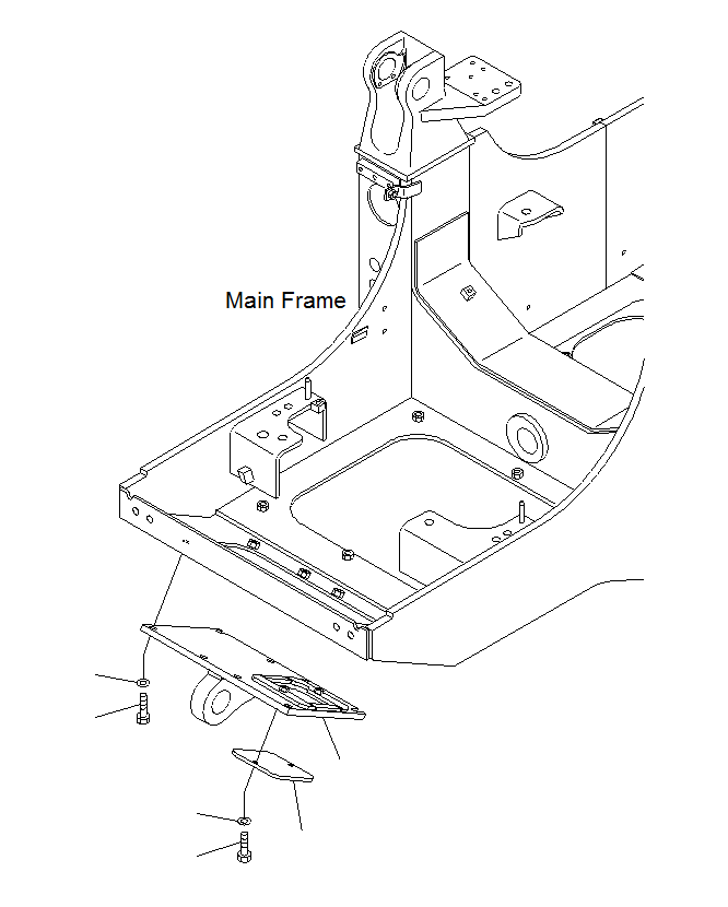 COVER, HOOK 134-X4-41111 KOMATSU