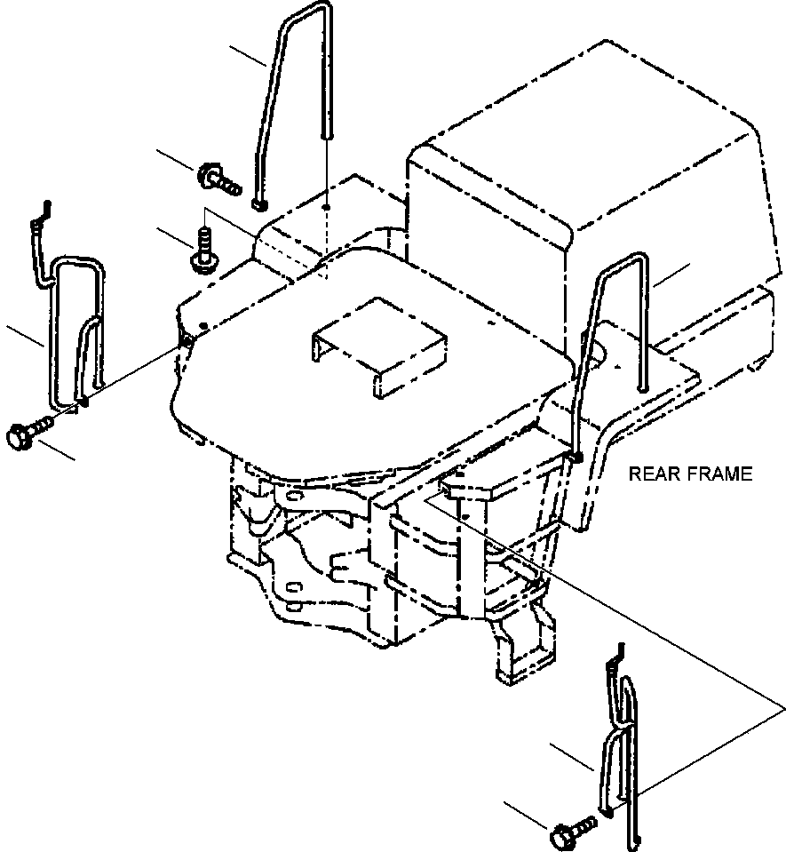 HANDRAIL,L.H. 417-54-25111 KOMATSU