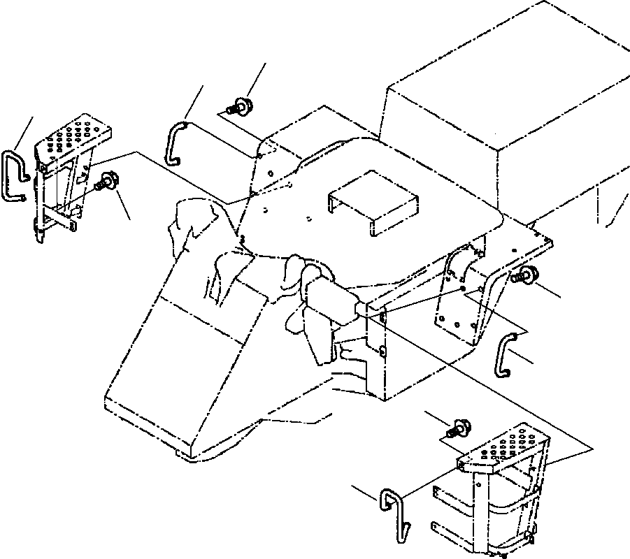 HANDRAIL,R.H. 417-54-25170 KOMATSU