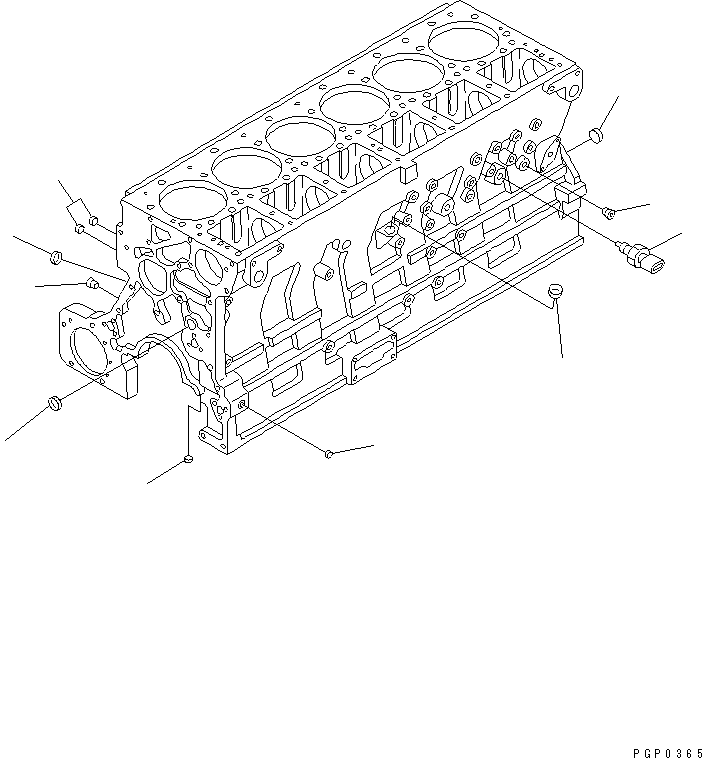 Ниппель CU3042619 KOMATSU