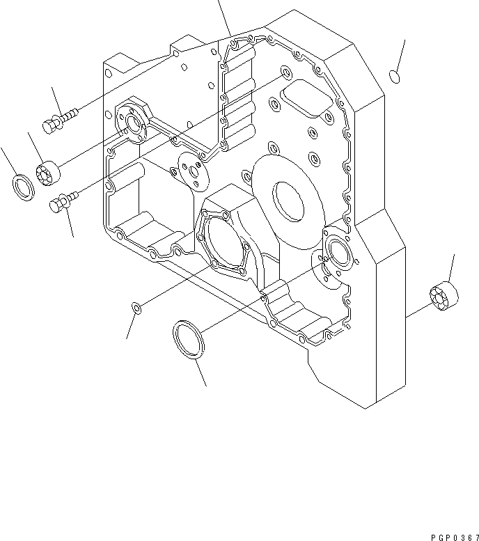 Игольчатый подшипник CU3025354 KOMATSU