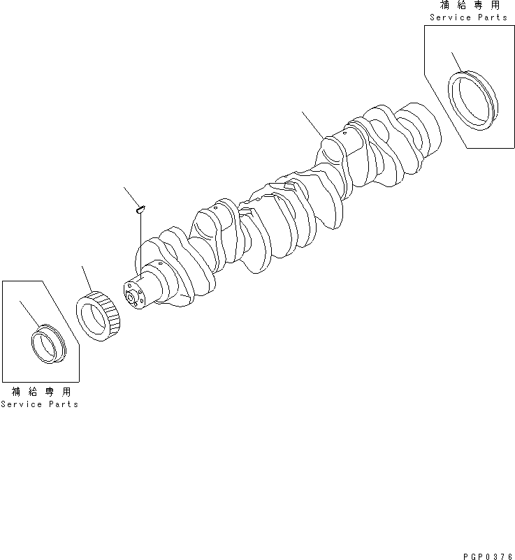 KEY,WOODRUFF CUS-300 KOMATSU