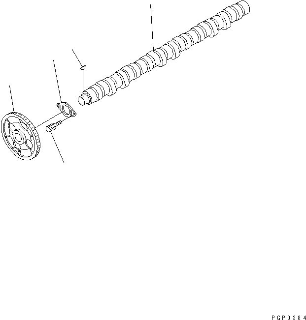 GEAR,CAMSHAFT CU3038989 KOMATSU